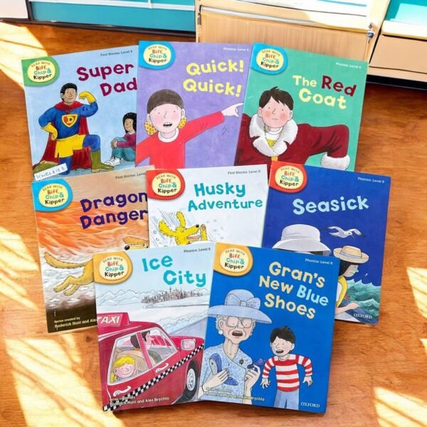 Biff & Chip_Oxford_Set Of 8 Books_Roderick Hunt_KWB28138