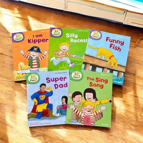 Biff & Chip_Oxford_Set Of 5 Books_Roderick Hunt_KWB28139