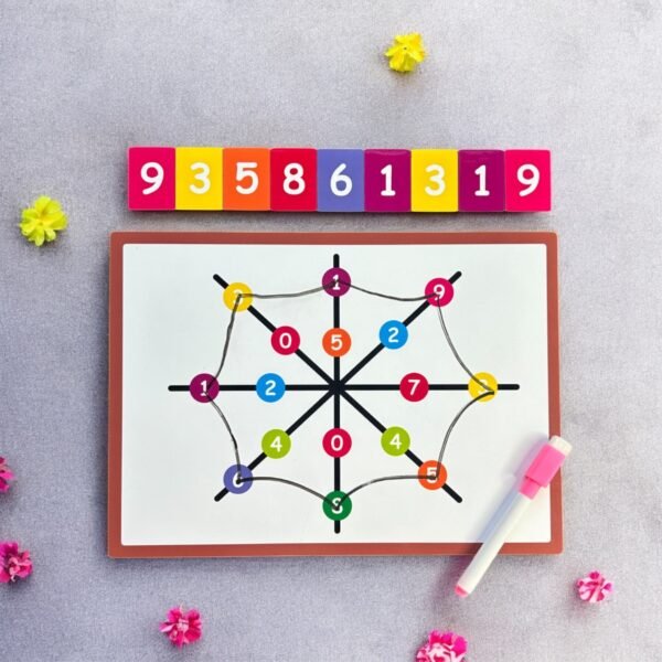 Circular Brain Booster Game - Wipe and Clean Board - Brain Gym - Image 3