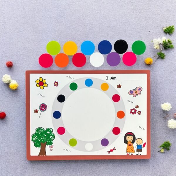 Circular Brain Booster Game - Wipe and Clean Board - Brain Gym - Image 2