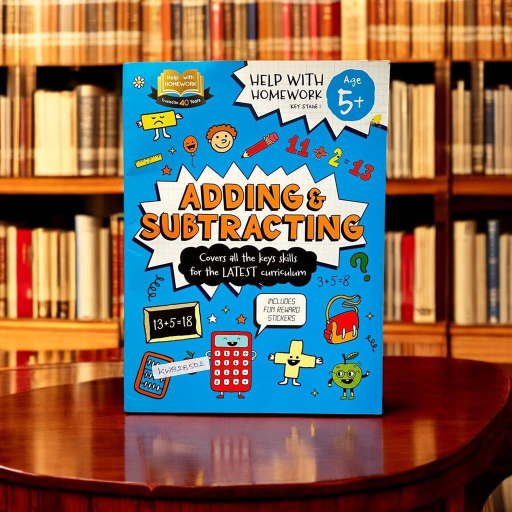 Help With Home Work_Adding & Subtracting_Stickers_Age 5+_KWB28502