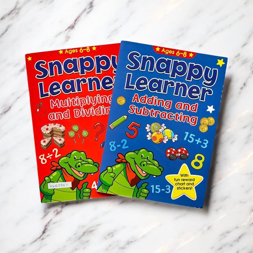 Snappy Learner_Set Of 2 Books_Stickers_Age 6-8_KWB28511