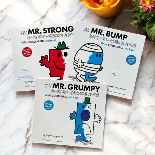 Mr.Men_Set Of 3 Books_Colouring And Sticker Book_Colouring Book_KWB28532