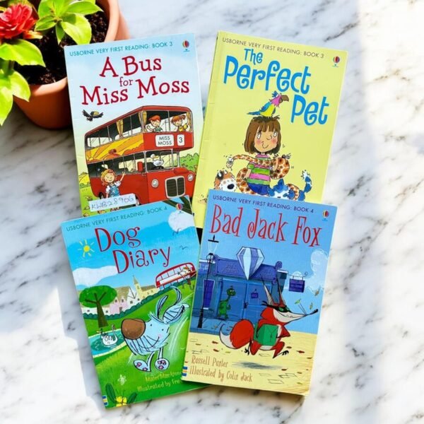 Usborne Very First Reading_Set Of 4 Books_Usborne_KWB28906