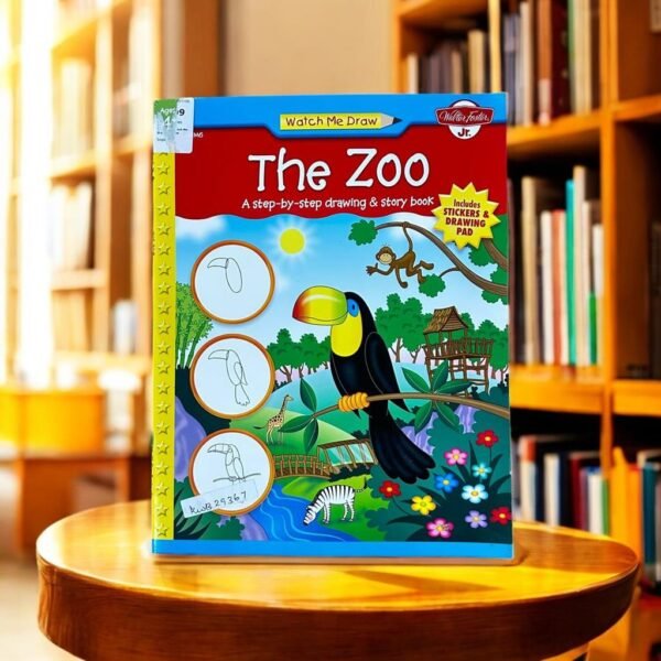 The Zoo_Stickers_Drawing Book_KWB29367