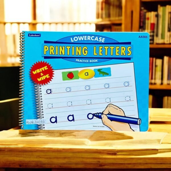 Lowercase Printing Letters Practice Book_Wipe And Clean_Age 4+_KWB30192