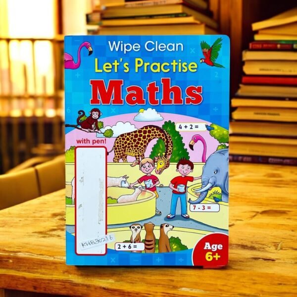 Let's Practise Maths_Wipe And Clean_No Pen_Age 6+_KWB30216