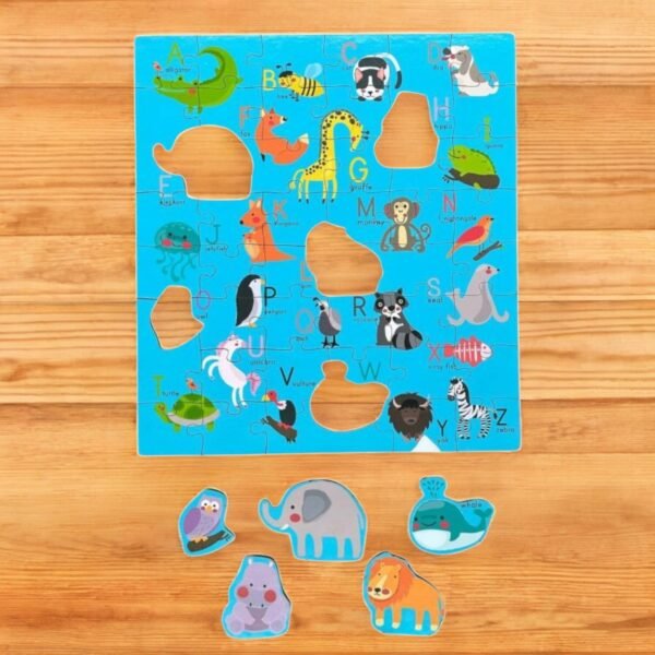 Alphabet Animal Jigsaw Puzzle - Image 2