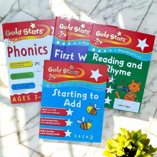 Gold Stars_Set Of 4 Books_No Sticker_Activity Book_KWB30231