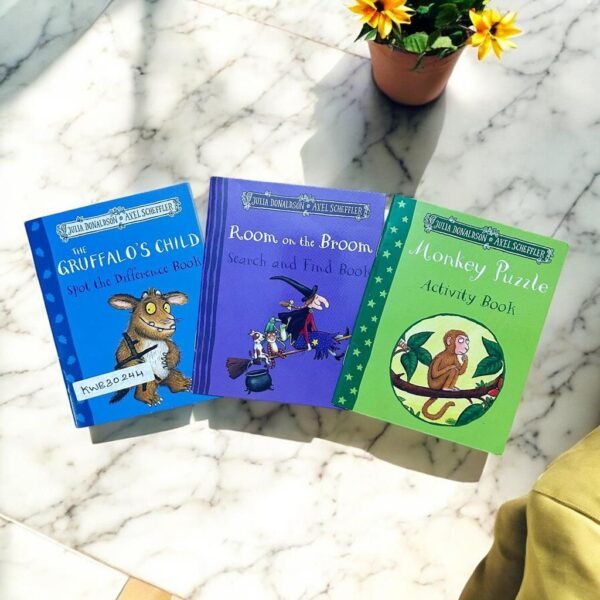 Pocket Size_Julia Donaldson_Activity Book_Set Of 3 Books_Julia Donaldson_KWB30244