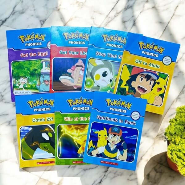 Pocket Size_Pokemon Phonics_Set Of 7 Books_Scholastic_KWB30247