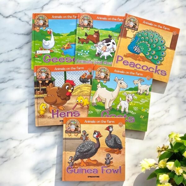 My Animal Farm_Animals On The Farm_Set Of 6 Books_Deagostini_KWB31548