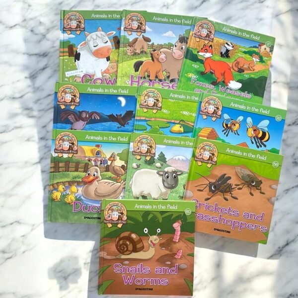 My Animal Farm_Animals In The Field_Set Of 10 Books_Deagostini_KWB31549