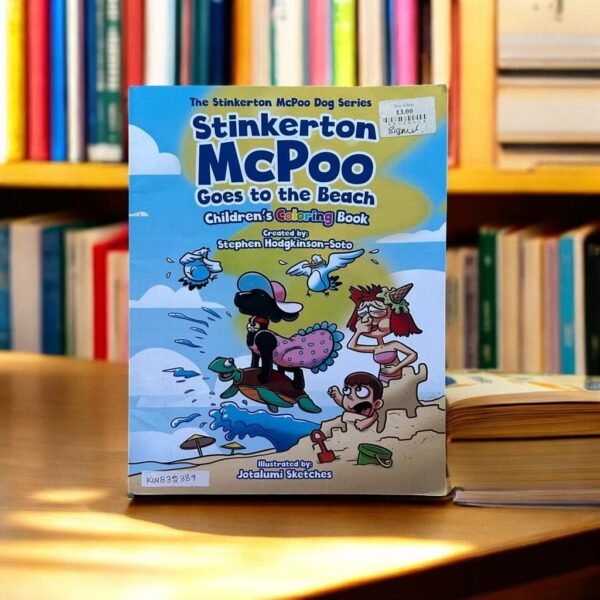 Stinkerton Mcpoo Goes To The Beach_Coloring Book_Jotalumi Sketches_KWB32389