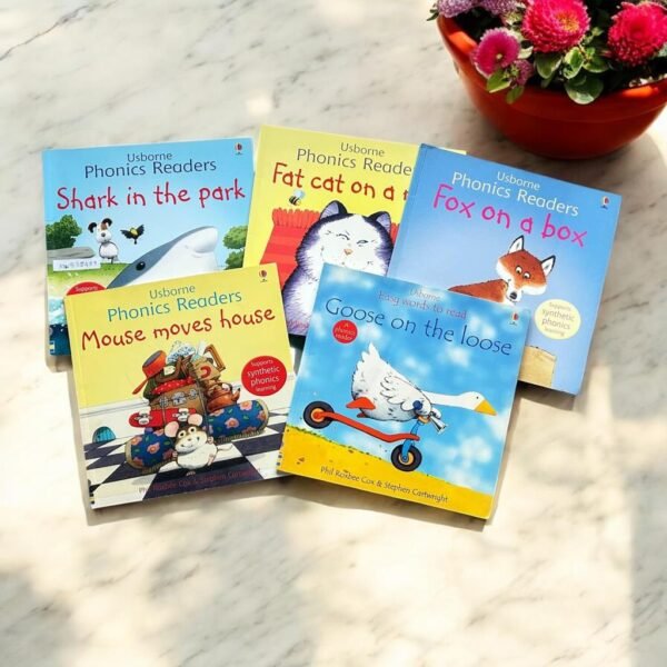 Usborne Phonics Readers_Set Of 6 Books_Flap Books_Usborne_KWB32489