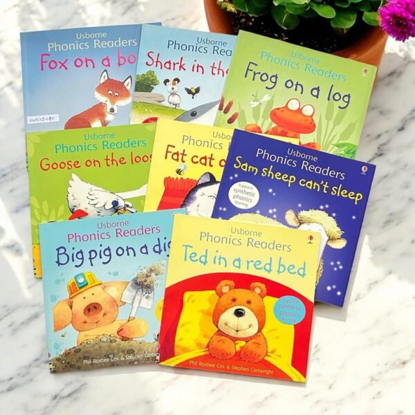 Usborne Phonics Readers_Set Of 8 Books_Flap Books_Usborne_KWB32490