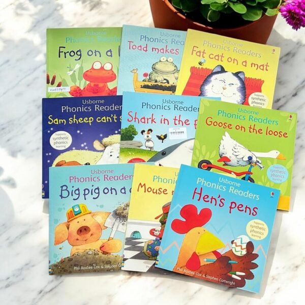 Usborne Phonics Readers_Set Of 9 Books_Flap Books_Usborne_KWB32491