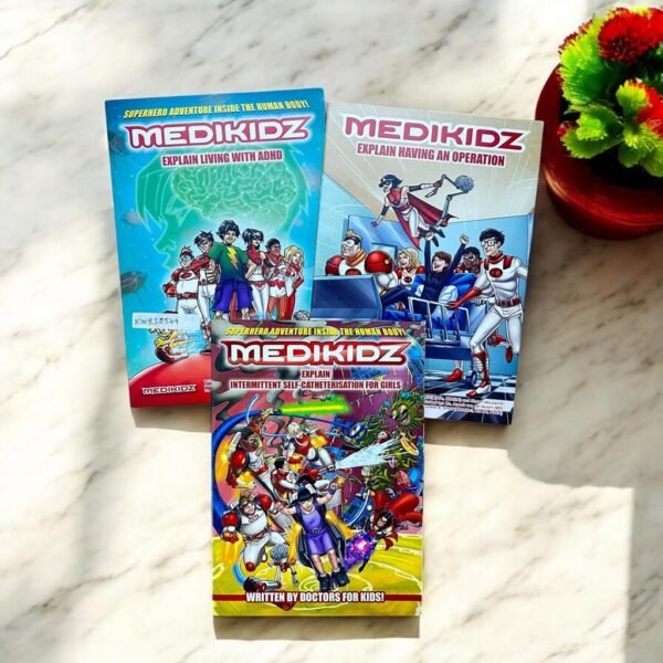 Medikidz_Set Of 3 Books_Kim Chilman_KWB32544