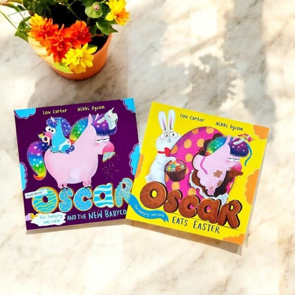 Oscar The Hungry Unicorn_Read Aloud Picture Storybooks_Set Of 2 Books_Lou Carter_KWB32775