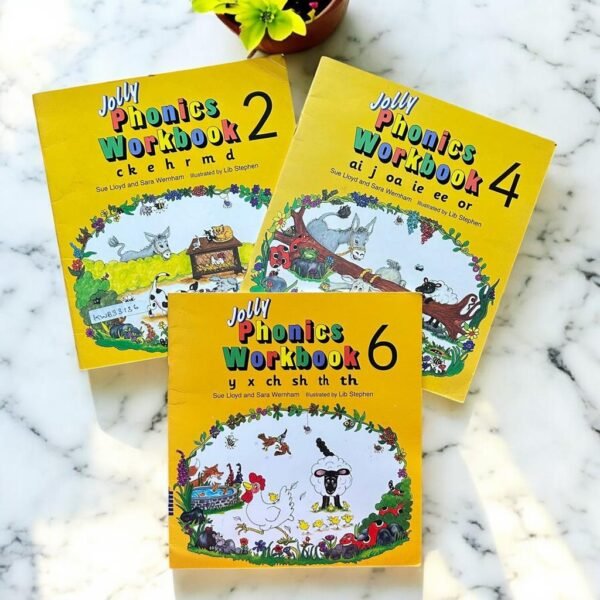 Jolly Phonics Workbook_Set Of 3 Books_Jolly Learning_KWB33136