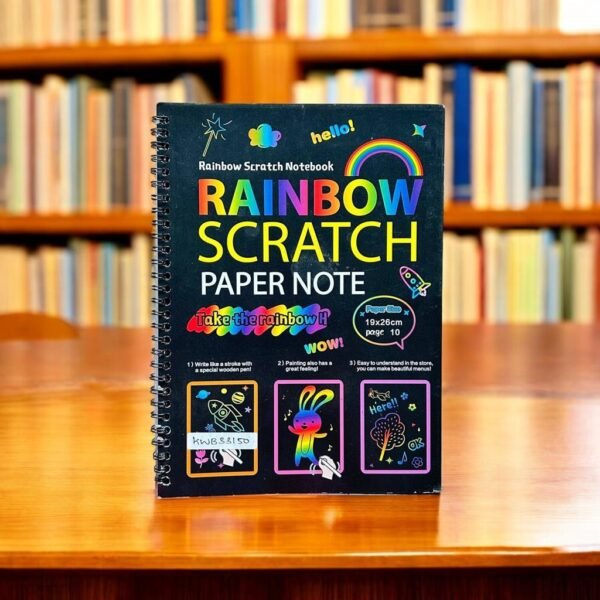Rainbow Scratch Paper Note_Activity Book_KWB33150