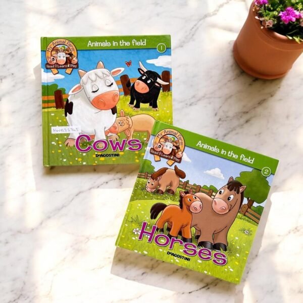 My Animal Farm_Animals In The Field_Set Of 2 Books_Deagostini_KWB33743