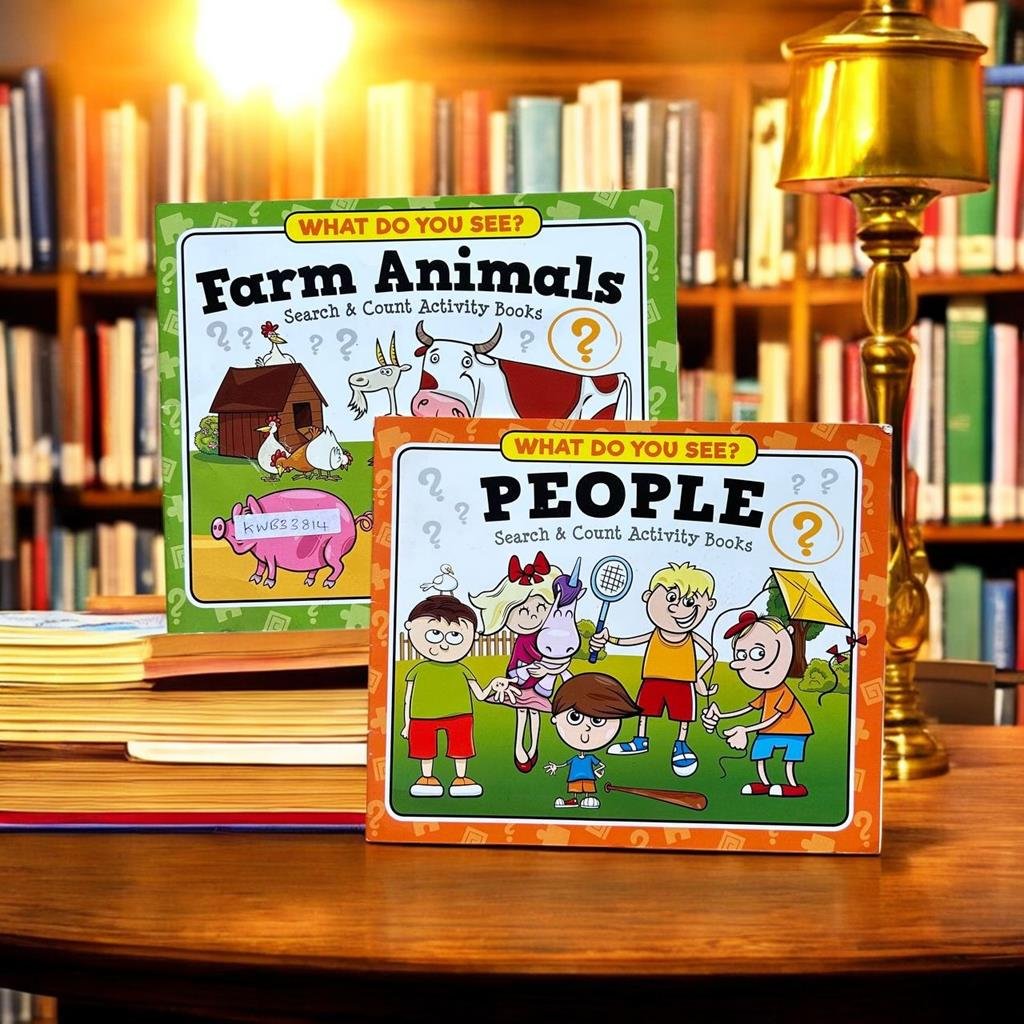 What Do You See?_Set Of 2 Books_Landoll_KWB33814