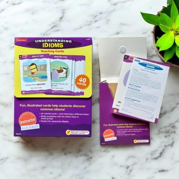 Understanding IDIOMS Teaching Cards_40 Flash Cards_New Book_Age 6+_KWB33822