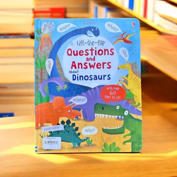 Usborne_Questions And Answers About Dinosaurs_Flap Book_Used_Usborne_KWB33971