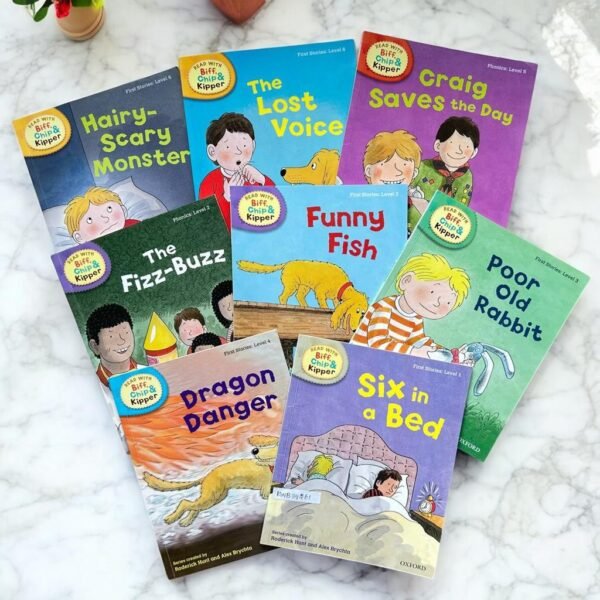 Biff And Chip_Oxford_Set Of 8 Books_Roderick Hunt_KWB34261