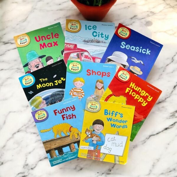 Biff And Chip_Oxford_Set Of 8 Books_Roderick Hunt_KWB34266
