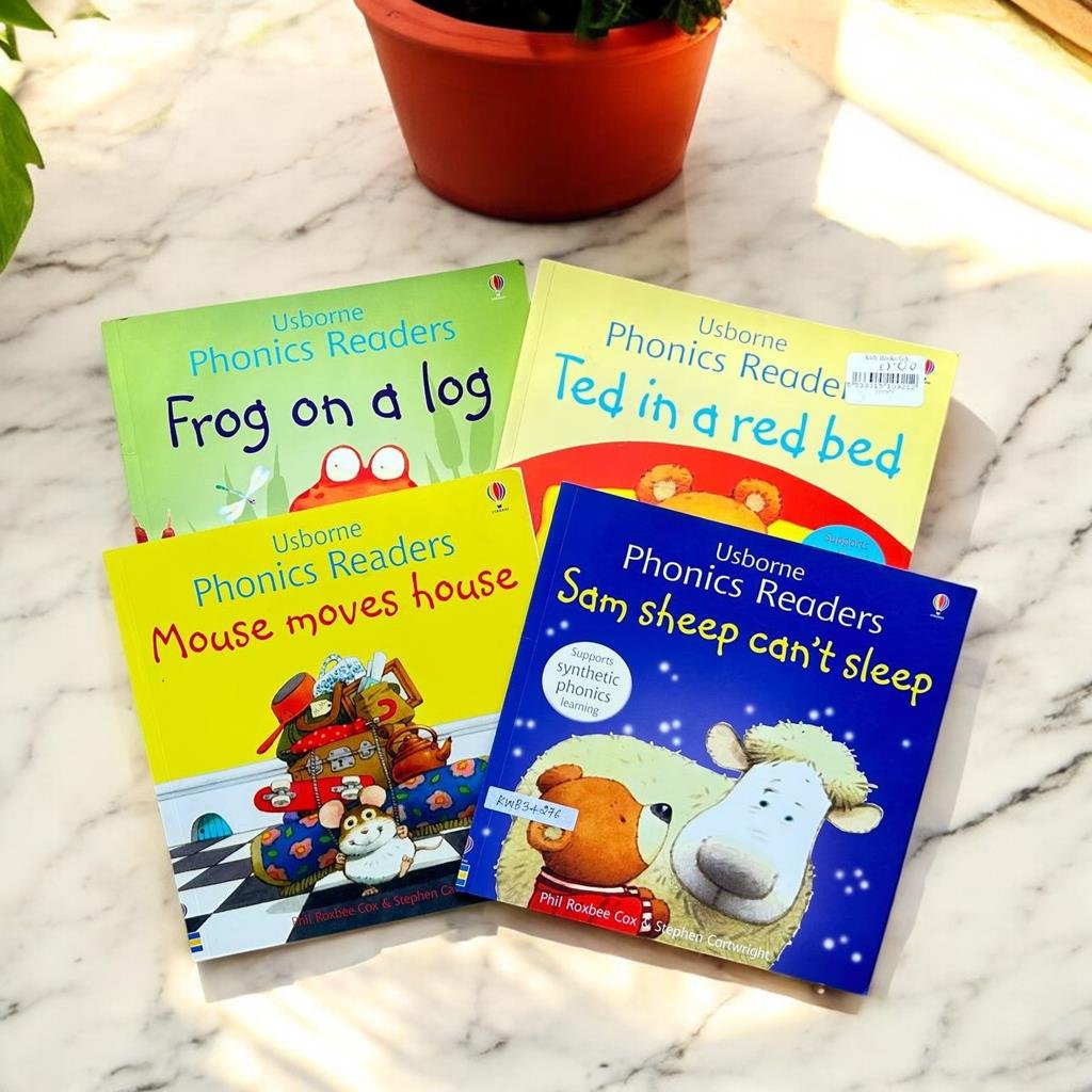 Usborne Phonics Readers_Set Of 4 Books_Usborne_KWB34276