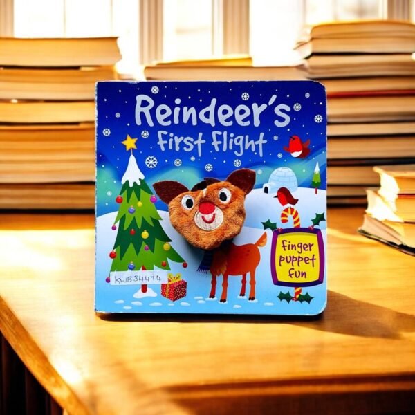 Reindeer's First Flight_Finger Puppet_Igloobooks_KWB34474