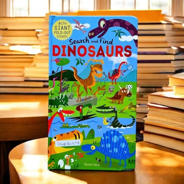 Search And Find Dinosaurs_Giant Fold-Out_Caterpillar Book_KWB34478