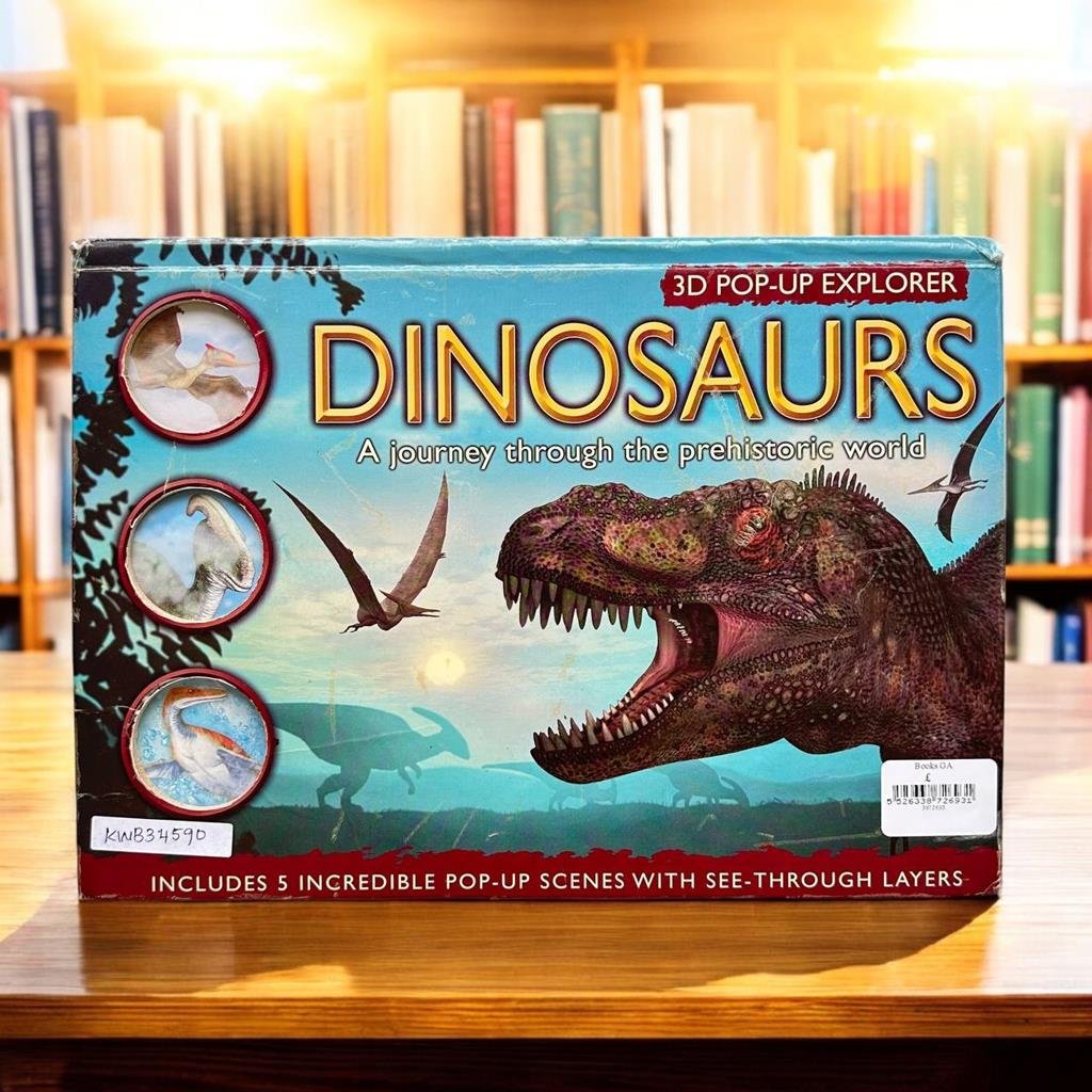 Dinosaurs A Journey Through The Prehistoric World_3D Pop Up_Barbara Taylor_KWB34590