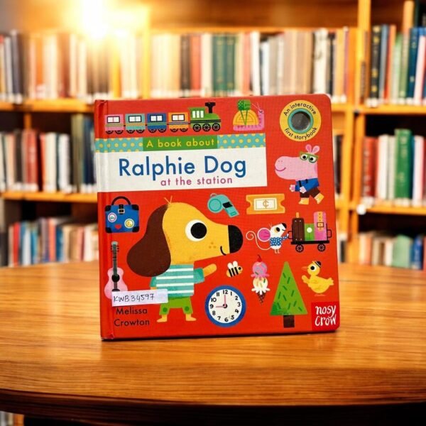 Ralphie Dog At The Station_Felt Flap With Mirror_Melissa Crowton_KWB34597