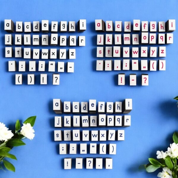 Montessori Alphabet Tiles Combo