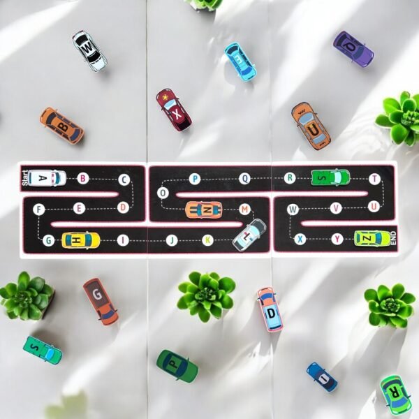 Drive & Park Alphabet Matching Game