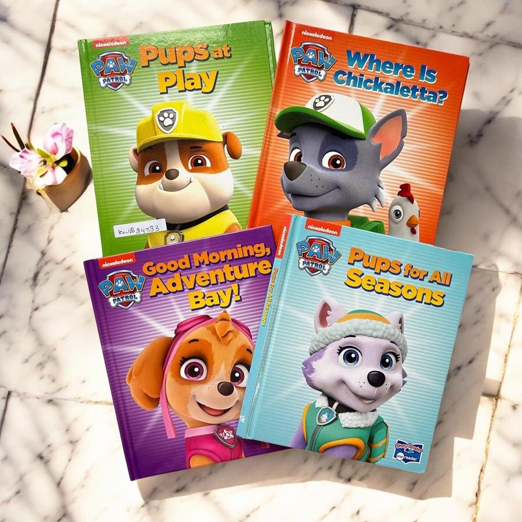 Nickelodeon Paw Patrol Story Reader_Set Of 4 Books_Pi Kids_KWB34733
