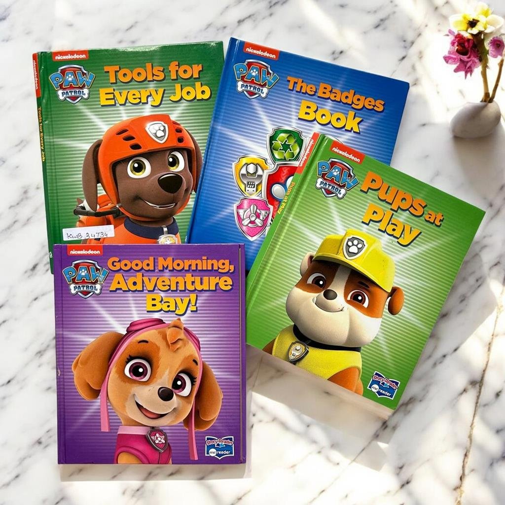 Nickelodeon Paw Patrol Story Reader_Set Of 4 Books_Pi Kids_KWB34734
