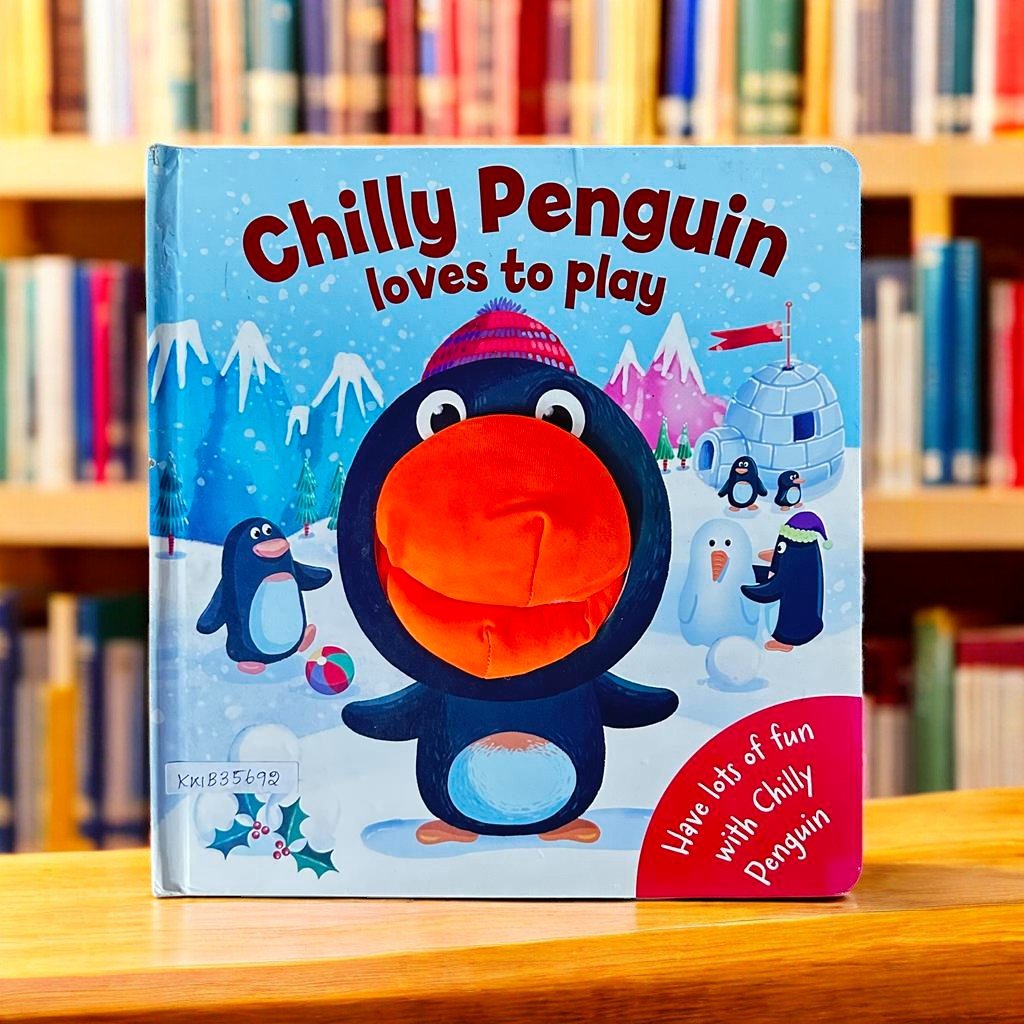 Chilly Penguin Loves To Play_Puppet Book_Igloobooks_KWB35692