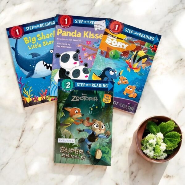 Step Into Reading_Set Of 4 Books_Random House_KWB37262