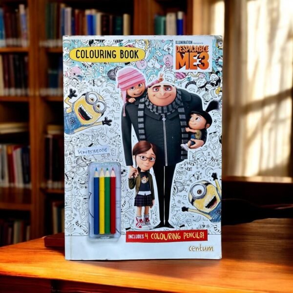 Illumination Despicable Me 3_Colouring Book_4 Colouring Pencils_Centum_KWB38008