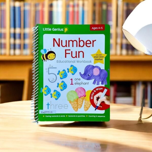 Little Genius_Number Fun_No Pen_Wipe And Clean_Ages 4-5_KWB39171