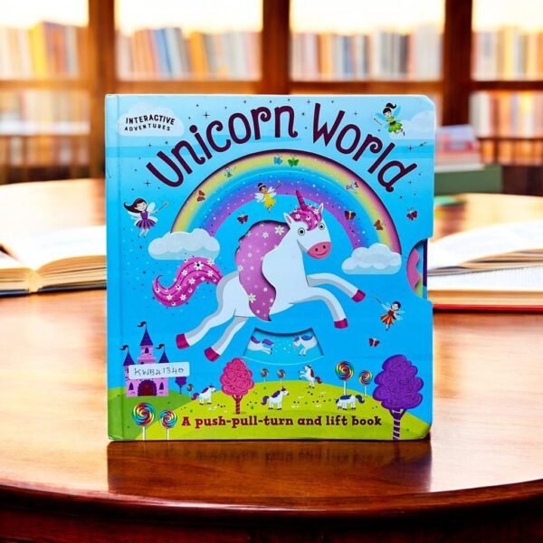 Unicorn World_Push,Pull, Turn And Lift Book_Igloo Book_KWB41340