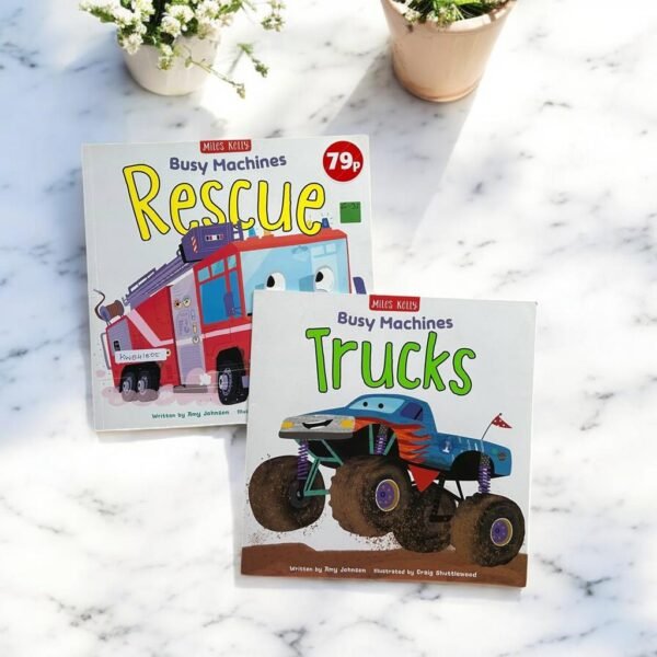 Busy Machines_Read Aloud Picture Storybooks_Set Of 2 Books_Miles Kelly_KWB41505