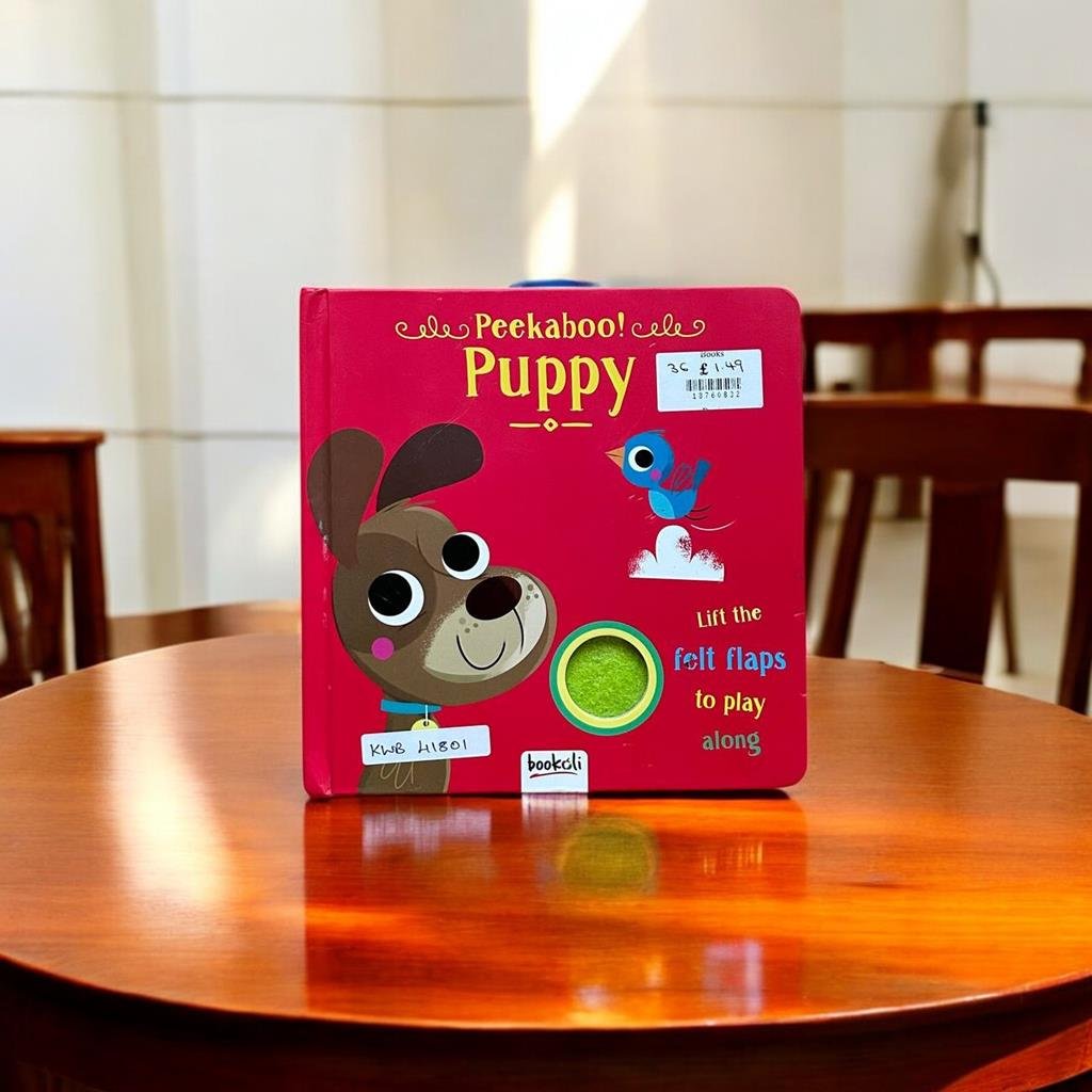 Peekaboo!_Puppy_Felt Flap Book_Bookoli_KWB41801