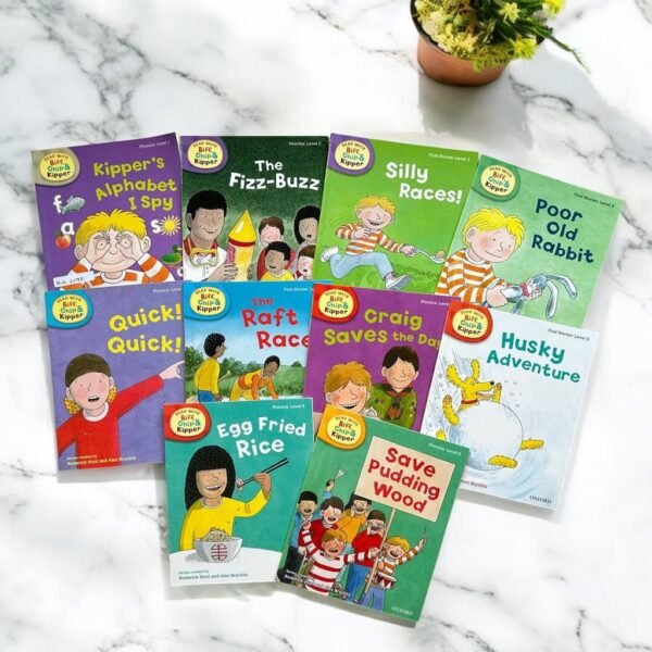 Biff And Chip_Oxford_Set Of 10 Books_Roderick Hunt_KWB41981