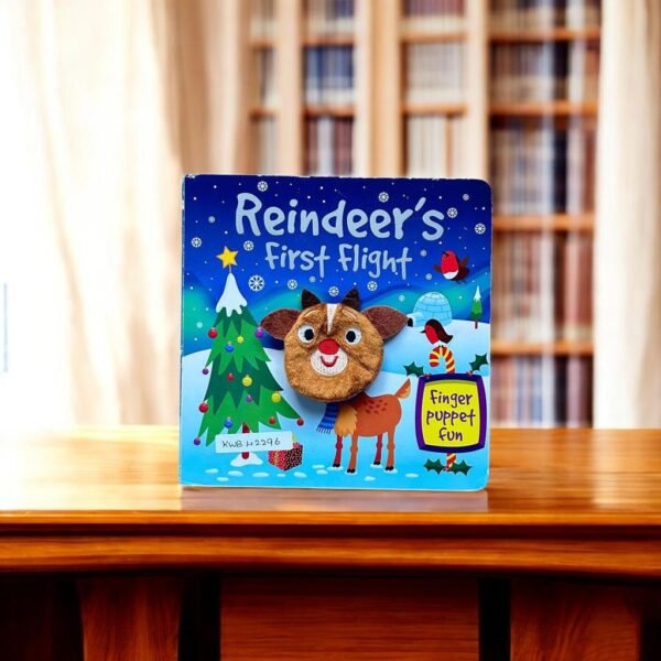 Reindeer's First Flight_Finger Puppet Book_Igloobooks_KWB42296