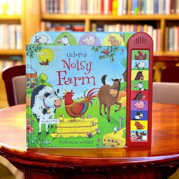 Usborne_Noisy Farm_Sound Book_Taped_Lee Wildish_KWB42934